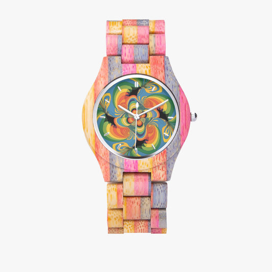 Wooden Watch - Grey&Pink, Custom watches Wooden Watches